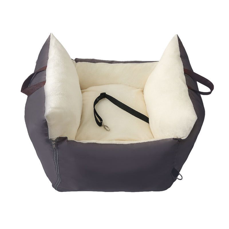 Cozy Pounce™ Double-Sided Waterproof Pet Car Seat Bed