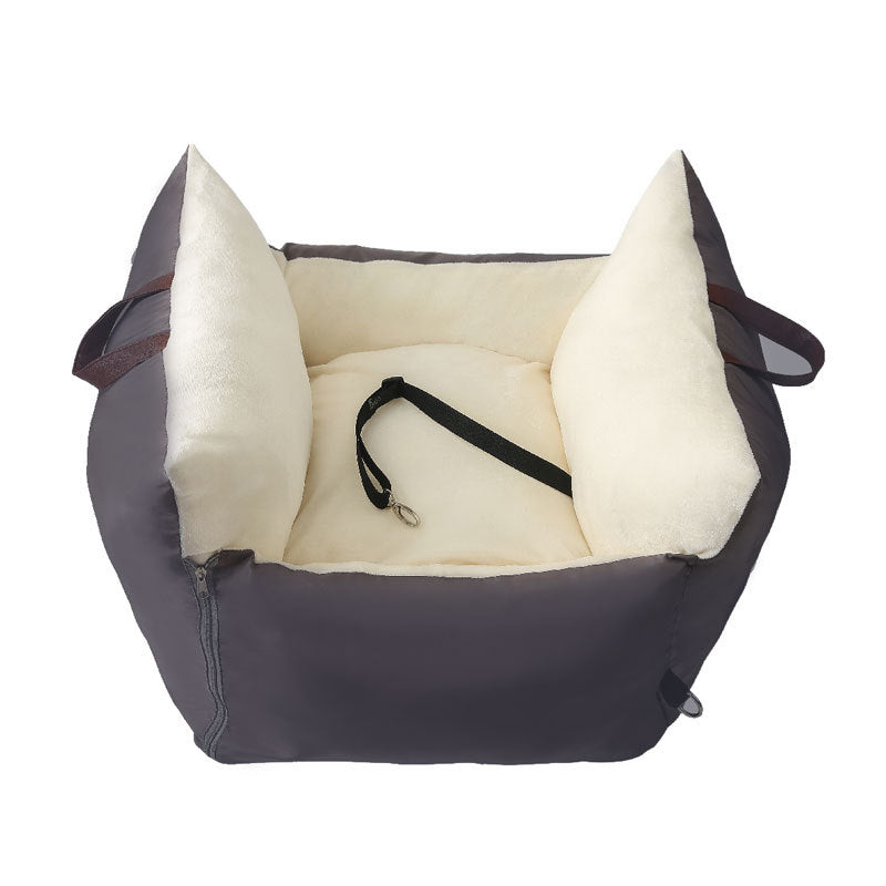 Cozy Pounce™ Double-Sided Waterproof Pet Car Seat Bed